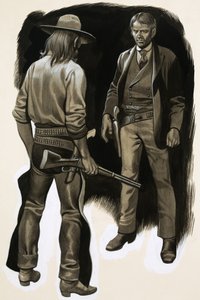 Komandér Perry Owens byl novým šerifem v Holbrooku v Arizoně. od Angus McBride