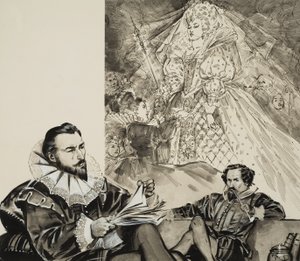 Faerie Queene (kvaš na papíře) od Angus McBride