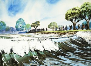Slavné řeky -- Severn: Severn Bore od Angus McBride