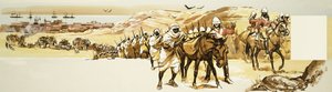 Generál Napier vede armádu do Etiopie od Angus McBride