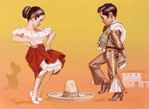 Mexické děti v národním kroji od Angus McBride