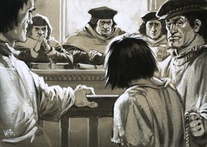 Vězni nemohli od obávaného soudu Hvězdné komory očekávat žádné slitování. od Angus McBride