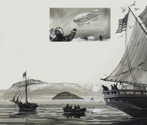 Roald Amundsen (1872-1928) (kvaš na papíře) od Angus McBride
