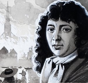 Samuel Pepys a velký požár Londýna od Angus McBride