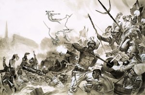 Sulejmanova turecká vojska obklíčila Vídeň v roce 1529. od Angus McBride