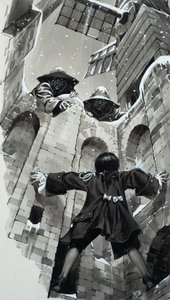 Šachta ventilátoru (kvaš na papíře) od Angus McBride