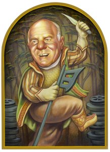 Barry Diller, 2002 (akryl na ilustrační tabuli)