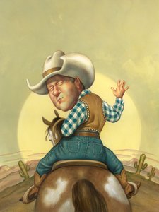Happy Trails, 2000 (akryl na ilustrační tabuli)