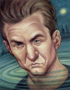 Sean Penn, 2003 (akryl na ilustrační tabuli)