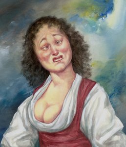 That Girl, 2018 (akrylová barva na ilustrační tabuli)