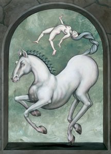 Hostitel, 2012 (akrylová barva na ilustrační tabuli) od Anita Kunz