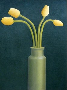 Čtyři žluté tulipány, 1982 od Anna Phillips