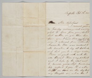 Dopis Johnu Copelandovi od jeho manželky Ann, 18. února 1861. od Ann Hurst Copeland