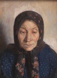 Manželka starého rybáře od Anna Ancher