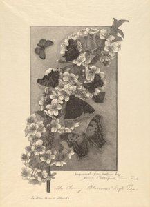 The Cherry Blossoms - High Tea od Anna Botsford Comstock