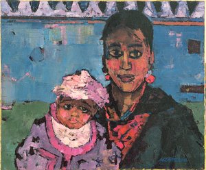 Španělská matka od Anna Contemporary Artist Kostenko