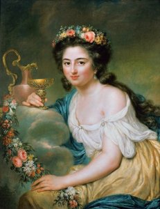 Portrét Henriette Herz, narozena De Lemos 1764-1847 jako Hebe, 1778.