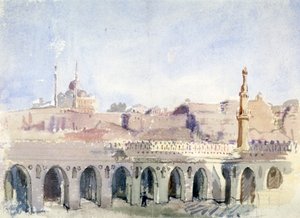 "Byzantské město", c1864-1930 od Anna Lea Merritt