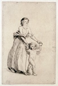 „Amor vede dívku se zavázanýma očima“, 1912