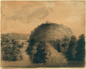 Kresba Velké mohyly od Anny Maria Von Phul od Anna Maria von Phul