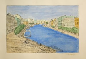 Fontanka od Anna Petrowna Ostroumowa-Lebedewa