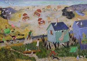 Úlovek dne, 2016 (akryl) od Anna Pugh