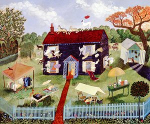 Vše musí pryč, 2006 (akryl) od Anna Pugh