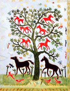 Strom v Gambii, 2005 (akryl)