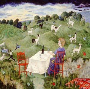 Interval, 2002 (akryl) od Anna Pugh