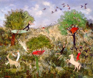 Cvičení dělá mistra, 2010 (akryl)