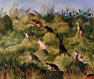 Připraven, klid..., 2012 (akryl) od Anna Pugh