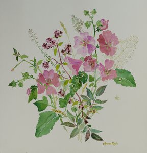 Zátiší s květinami 3 , 2021 (malba) od Anna Pugh