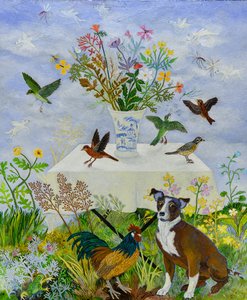 The Dear Departed, 2015 (akryl) od Anna Pugh
