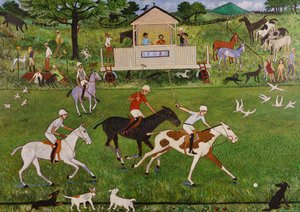 Čí je to vlastně míč, 2018 (akryl) od Anna Pugh