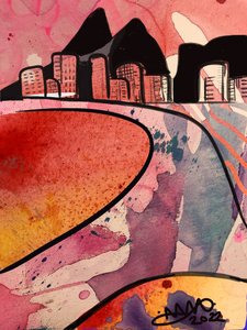 Živé abstraktní město od Anna Viklund