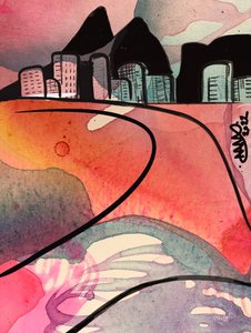 Cesta živou městskou krajinou od Anna Viklund