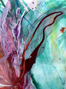 Živý květinový proud od Anna Viklund