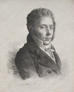 Sbírka litografických statí: Portrét MR. Coupin z La Couperie od Anne-Louis Girodet de Roucy-Trioson