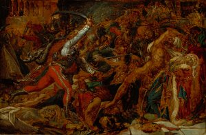 Náčrt pro "Revolta v Káhiře" od Anne-Louis Girodet de Roucy-Trioson