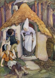 Jeníček a Grethel (barevné lito) od Anne (after) Anderson