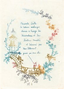 Titulní strana od Anne Allen after Jean Baptiste Pillement