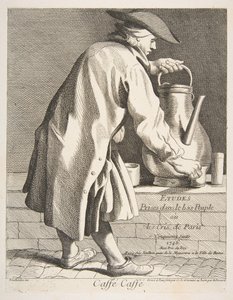 Prodejce kávy, 1746. od Anne Claude Philippe de Caylus