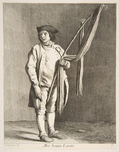 Prodejce krajek, 1738. od Anne Claude Philippe de Caylus