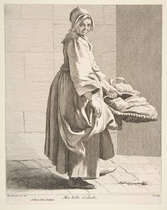 Prodejce salátu, 1742.