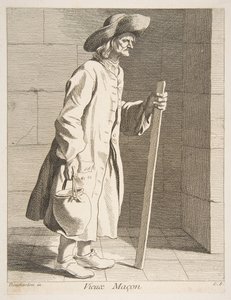 Starý zedník, 1737.