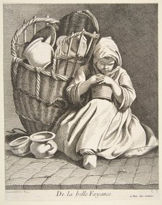 Prodavač keramiky, 1738. od Anne Claude Philippe de Caylus