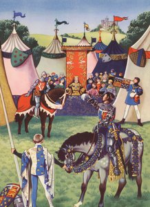 Das Duell von Bolingbroke und Mowbray