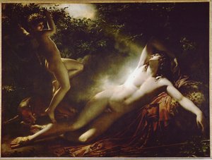 Endymion, měsíční efekt... od Anne Louis Girodet de Roucy-Trioson