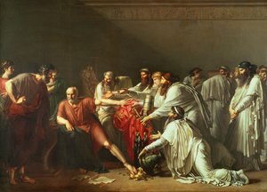 Hippokrates (asi 460-asi 377 př. n. l.) Odmítnutí darů Artaxerxa I. († 425 př. n. l.) 1792