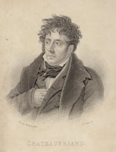 Portrét vikomta de Chateaubriand od Anne-Louis Girodet de Roucy-Trioson
